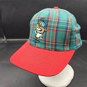 Vintage Ugly Kid Joe Band Hat Cap Plaid Red Snapback UKJ 90s KC Caps One Size